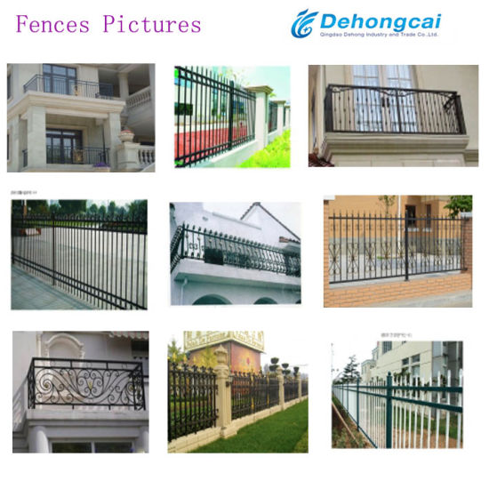 Cercas de seguridad, cercas de hierro forjado, cercas de metal, cercas agrícolas baratas