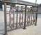 Cercas / cercas de hierro forjado personalizadas de seguridad ornamentales