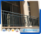 Valla de seguridad de balcón de acero galvanizado / barandilla decorativa de balcón de hierro forjado