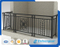 Valla de balcón ornamental de seguridad de hierro forjado galvanizado con recubrimiento en polvo