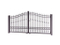 Puerta de seguridad deslizante de aluminio / hierro forjado de alta calidad ornamental