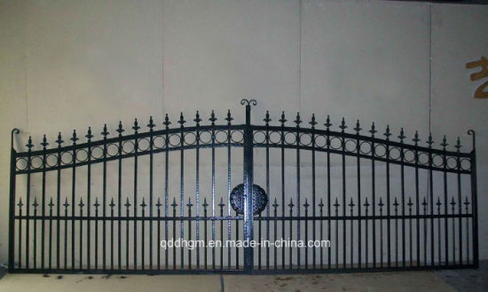 Puerta decorativa personalizada de hierro forjado
