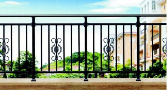 Cercas de balcón de acero forjado ornamentales / comerciales / residenciales
