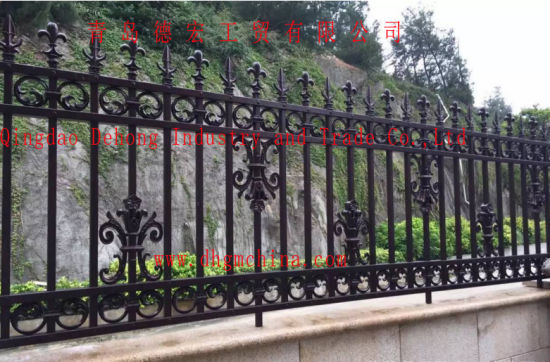 Nuevo diseño negro estilo chino cercas de seguridad