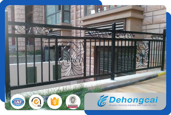 Balcón de hierro forjado galvanizado Valla de seguridad / Barandilla de balcón de aluminio de seguridad