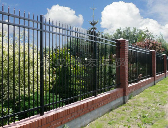 Cercas de acero galvanizado, cercas de hierro forjado, cercas de acero barato