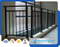 Cercas de balcón de acero forjado ornamentales / comerciales / residenciales
