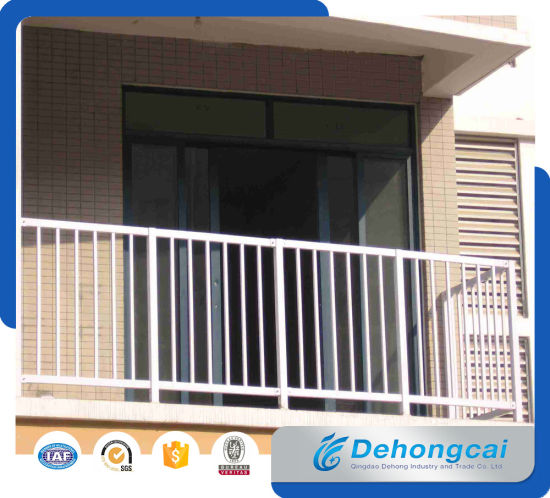 Cerca de aluminio del balcón / cerca de seguridad de acero galvanizada del balcón para el hogar