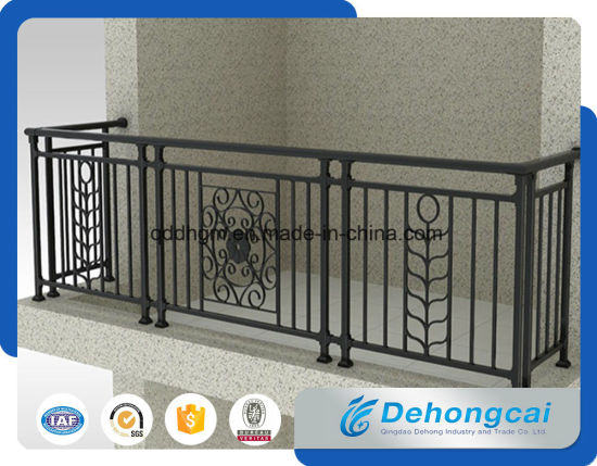 Hermosa cerca de hierro forjado residencial práctica económica (dhfence-7)