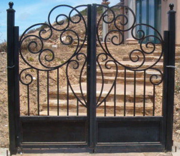 Puertas de hierro forjado de alta calidad