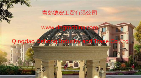 Marco de galería de aluminio ornamental / acero de hierro de moda para Countyard