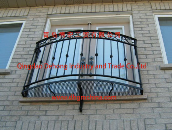 Esgrima de balcón de acero galvanizado personalizado