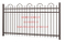 Cercas de acero gavanizado, cercas de metal, cercas de hierro forjado