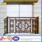 Valla profesional de balcón de hierro galvanizado para decoración