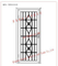 Puerta de entrada de acero galvanizado personalizado con precio razonable